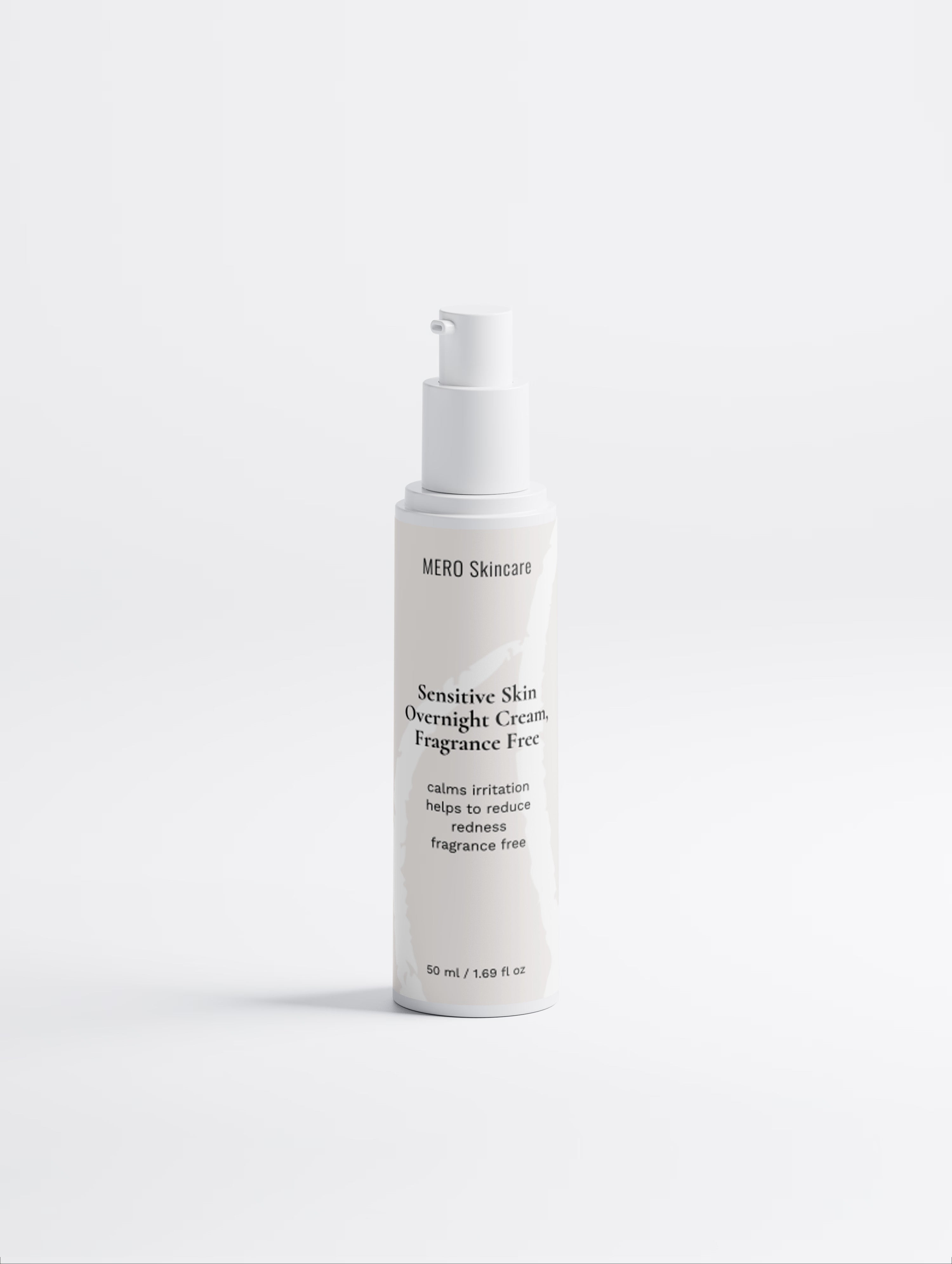 Sensitive Skin Overnight Cream, Fragrance Free